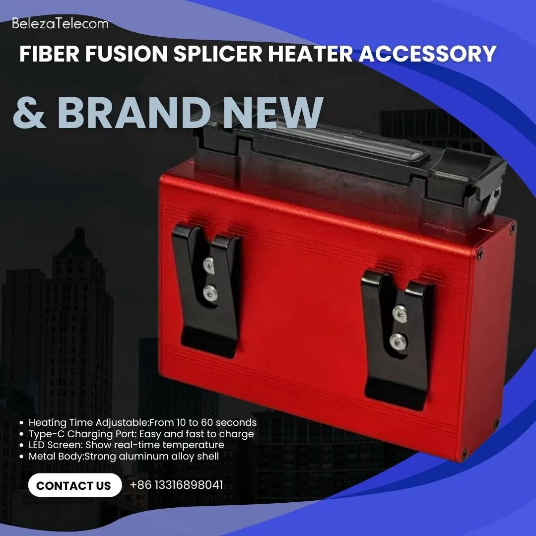 Heater Accessory Single Mode 9000Mah Battery Automatic External Heating Furnac Set For Fiber Fusion Splicer