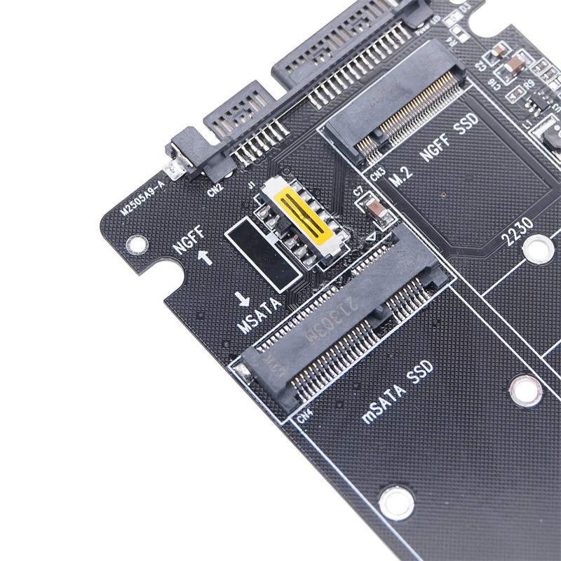 M.2/mSATA to SATA Adapter M.2 NGFF mSATA SSD to SATA3.0 2.5\