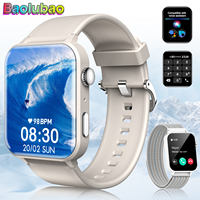 Baolubao Fitness Tracker (Bluetooth Answer/Make Calls),Smart watch for Men Women,1.85'' Smartwatch with 24/7 Heart Rate and SpO2