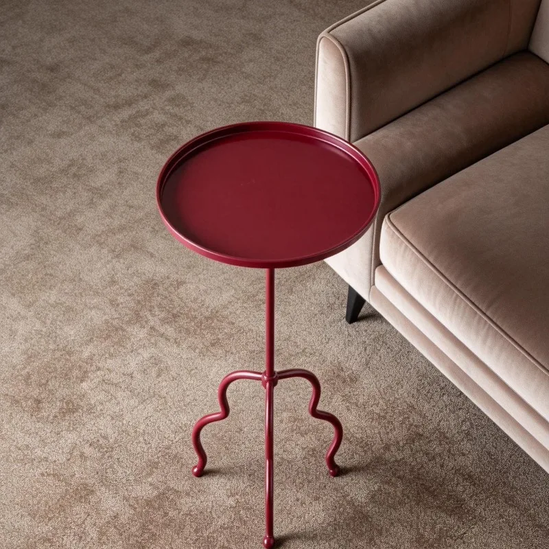 Ironwork Coffee Tables Modern Simple Creative Coffee Tables Smooth Handiness Three Legged Tea Table Living Room Furniture