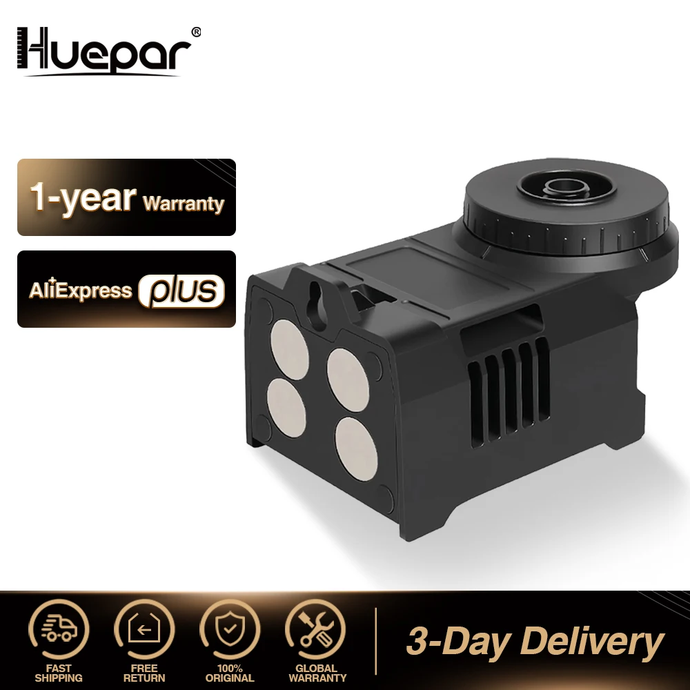 Huepar PV5 Multifunctional Four Magnets Magnetic Bracket Laser Level Adapter Fully Adjustable Pivoting Base to 360 Degree Holder