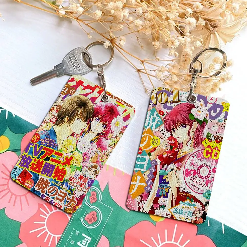 Yona Of The Dawn Rectangle Keychain Card Holder, Badge Credit Card Holder, Student ID Card Holder, Bus Cards Cover