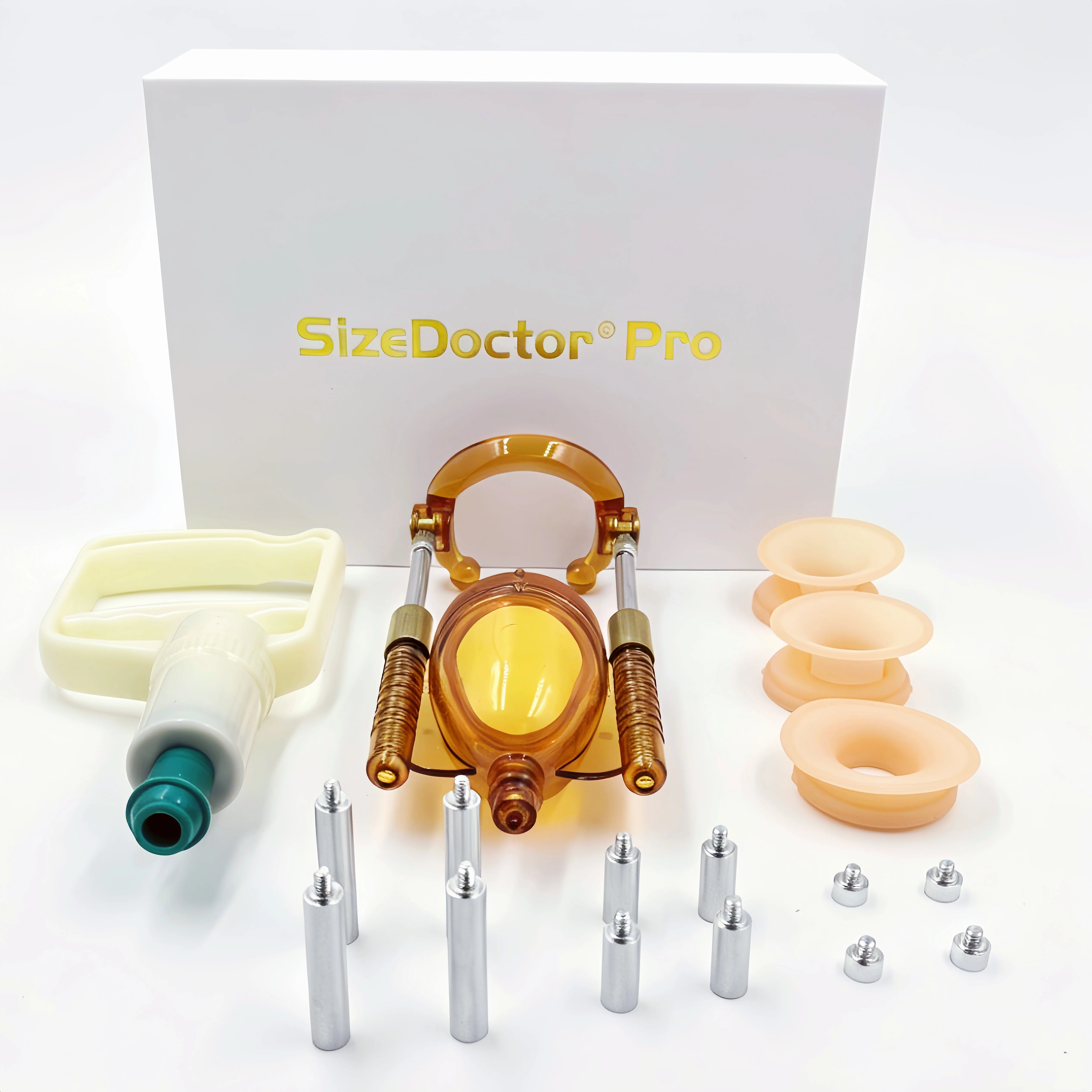 New Size Doctor PRO for Male Penis Enlargement and Power Training Air Suction Vacuum Cup with Adjustable Length of Metal Holder