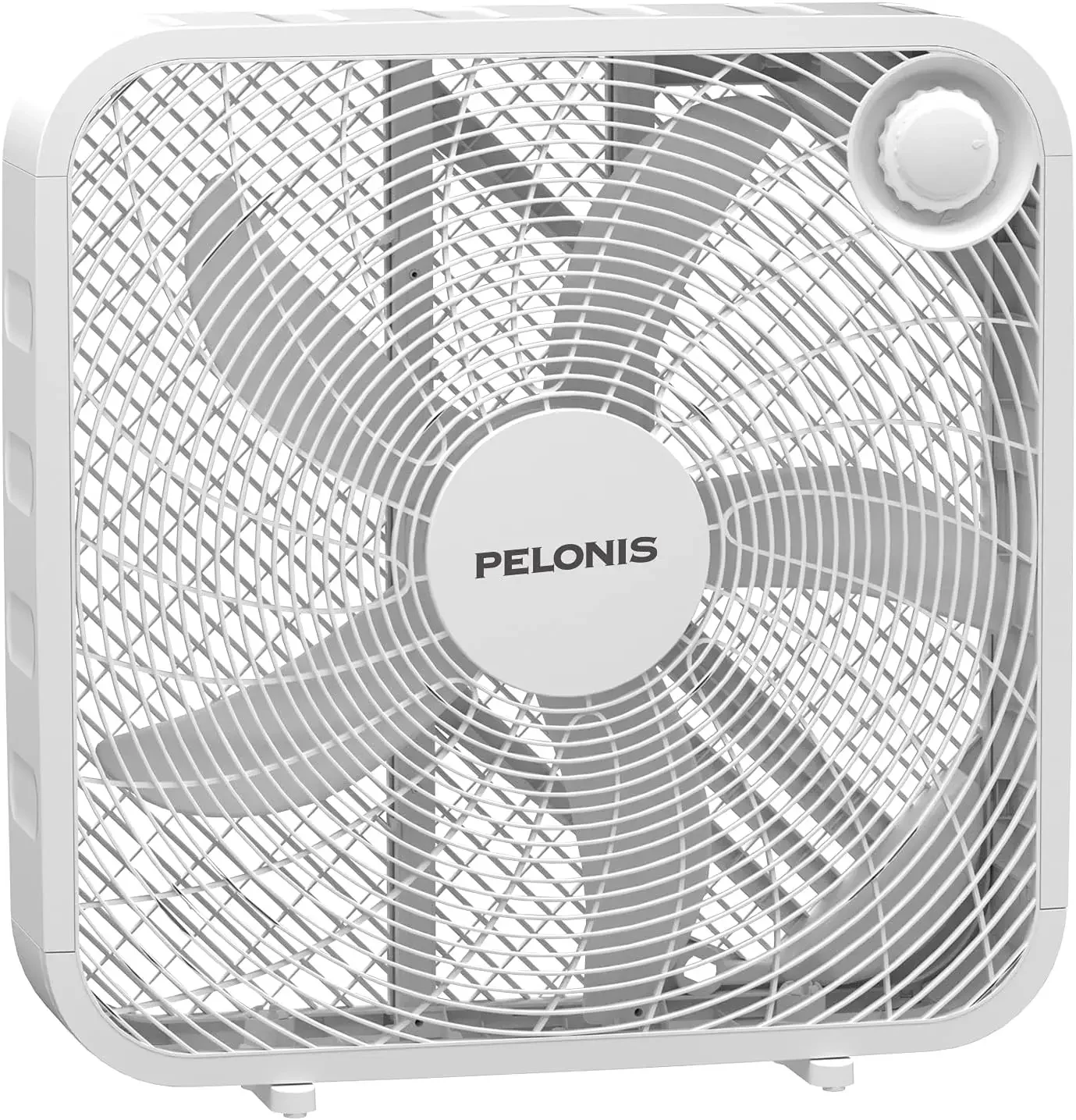 

NEW 3-Speed Box Fan for Full-Force Circulation with Air Conditioner, White