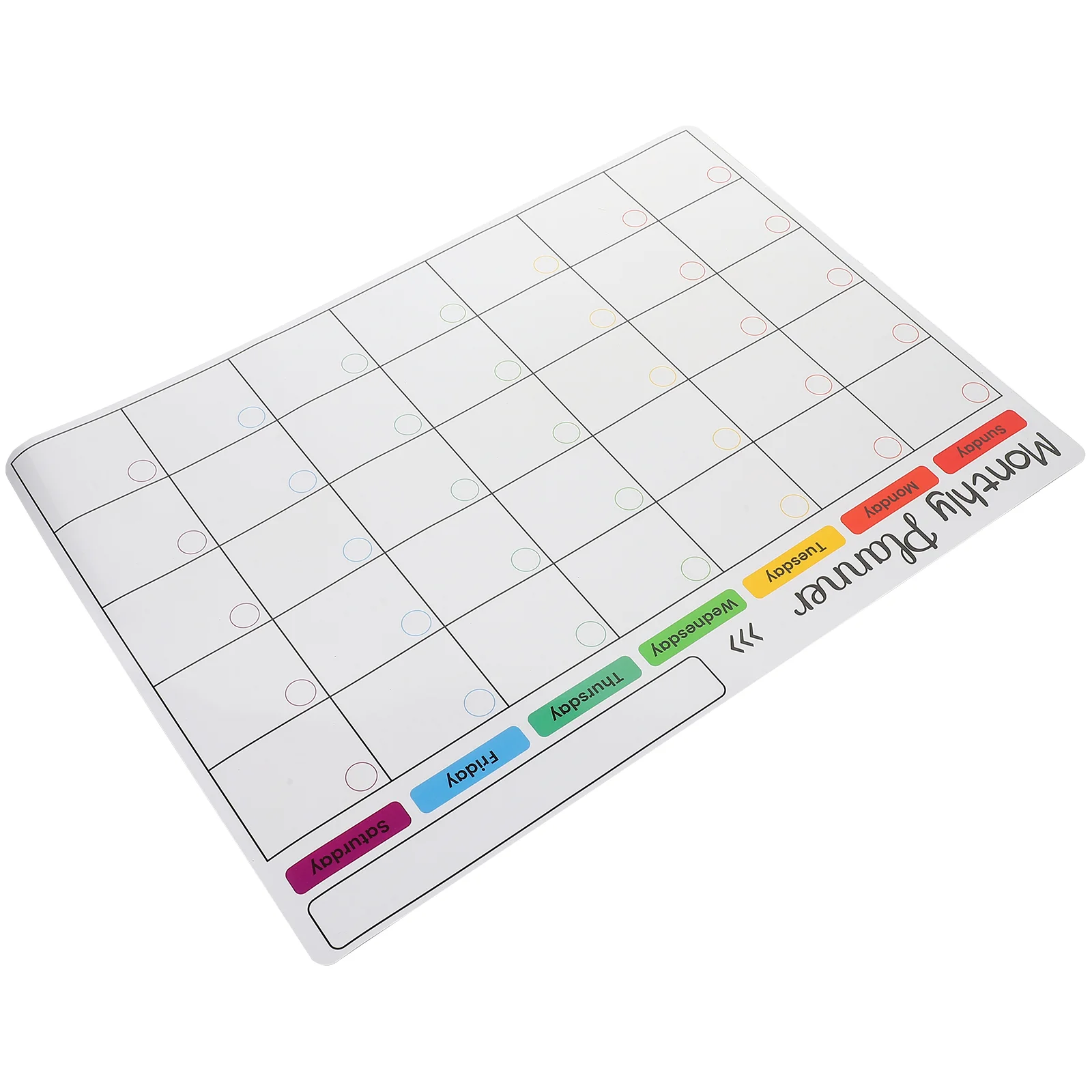 Refrigerator Planning Whiteboard Fridge Magnet Dry Erase for Refrigerators Calendar Magnetic Boards