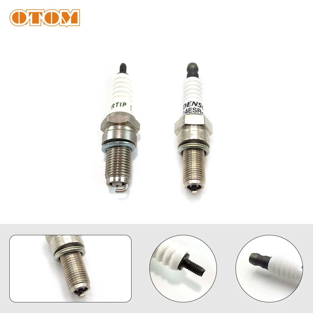 OTOM NC250 NC450 NB300 CBS300 Parts Spark Plug Glow Plug For ZONGSHEN ZS177MM ZS174MN ZS194MQ Engine High Performance Ignition