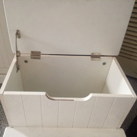 2Pcs Cabinet Hinge 41mm Door Luggage Furniture Jewelry Wood Boxes 4 Holes Three-Folding Hinges Furniture Decoration