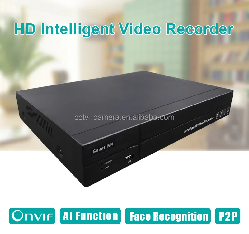 مصنع الأمن تخصيص البرمجيات 2 فتحة HDD 16 قناة PoE ميناء الكل في واحد شبكة مسجل فيديو 8MP 4K AI 16CH POE NVR #6