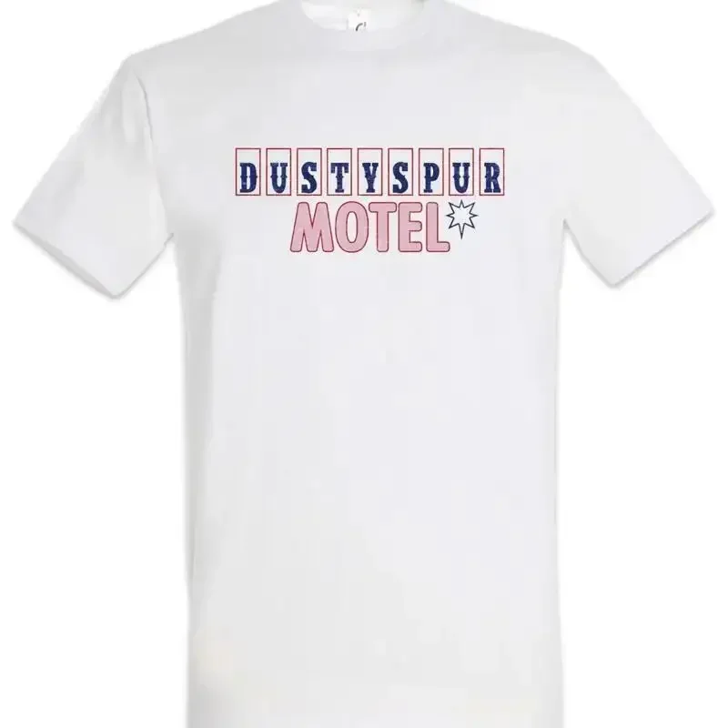 Dustyspur Motel T Shirt Glow Symbol Movie Sign Logo Hotel Series Zoya Sylvia