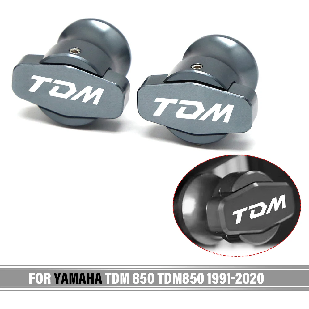 For YAMAHA TDM 850 TDM850 1991-2020 TDM 900 TDM900 2004-2015 Motorcycle SwingArm Sliders Spools 2PCS 6MM Stand Screw Paddock