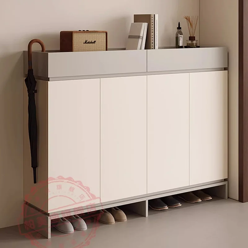 

Slippers Vertical Shoe Shelf Organizer Storage Mobile Display Living Room Wooden Shoe Cabinet Designer Muebles Home Furniture