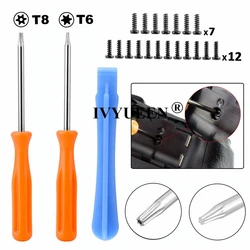 IVYUEEN Game Tools Kit for Xbox One Series X S Slim / Elite Controller Torx T8H T6 Screwdriver Tear Down Repair Tool with Screws