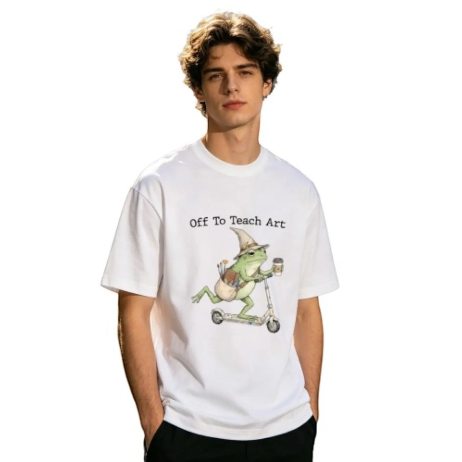 Funny Art Teacher Shirt Cute Frog Graphic Tee Off To Teach Art Classroom Teacher Gift Back To School T Shirt