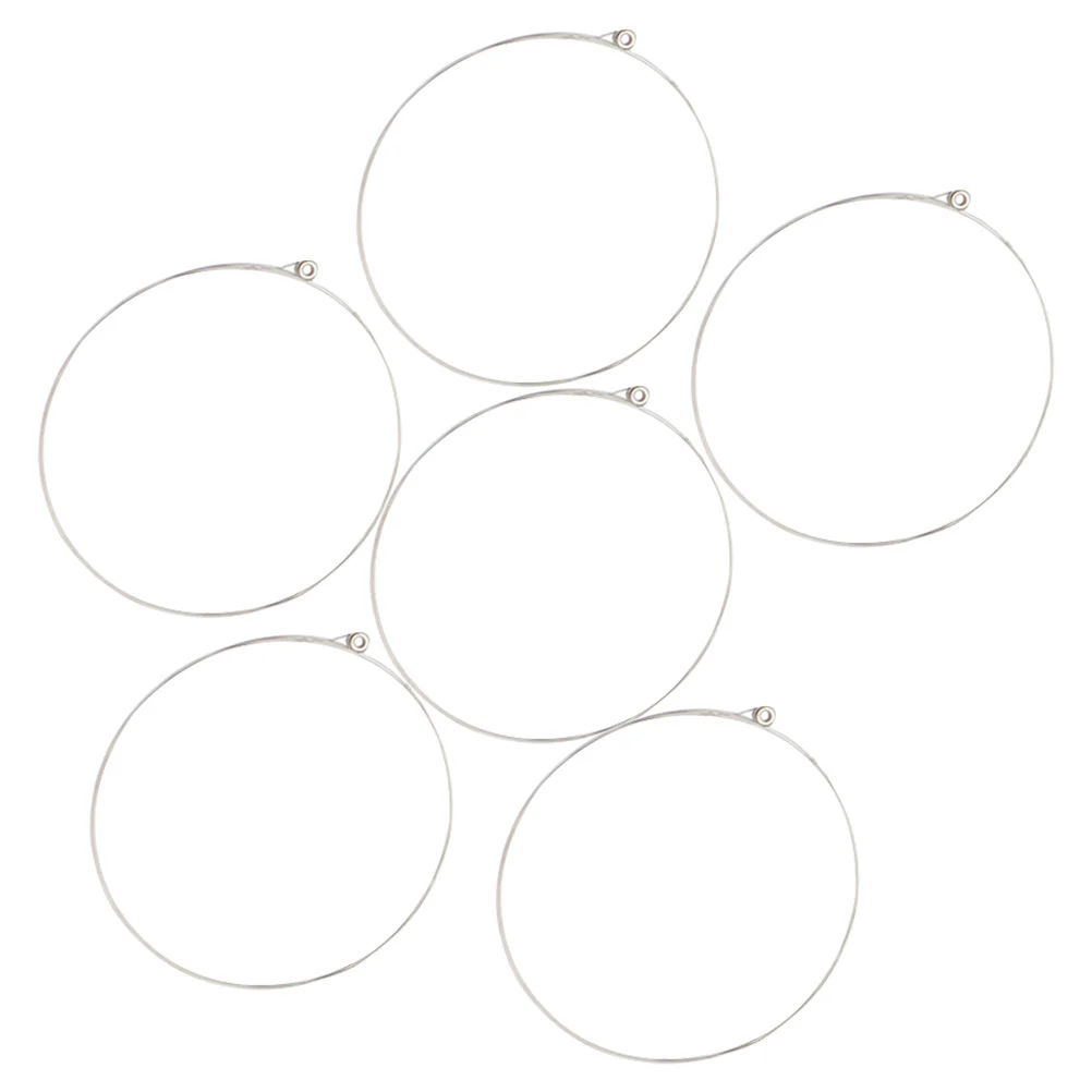 1Set Electric Guitar Strings Stainless Steel High Durability Clear Bright Tone Replacement for Enhanced Sound Performance