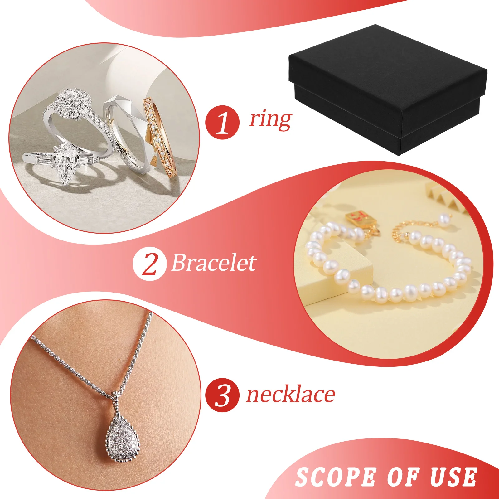 

12 Pcs Jewelry Box Organizer Small Necklace Bracelet Boxes for Earrings Packaging
