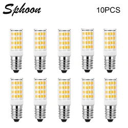 10PCS E14 Baes Żarówki LED 3W 5W 7W AC 220V Mini LED Żarówka kukurydziana 360 Kąt wiązki 2700K 6000K Zastępuje halogenowe światła żyrandola