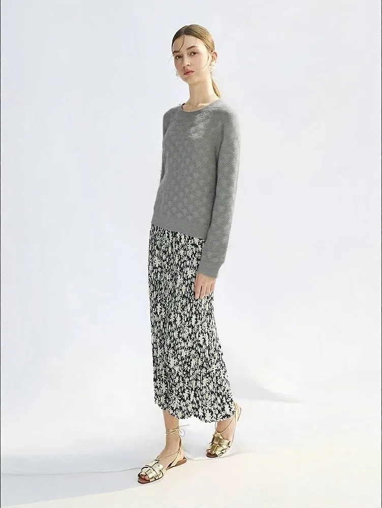 

Early Autumn New High Quality Fashion Wool Blended Sweater For Women