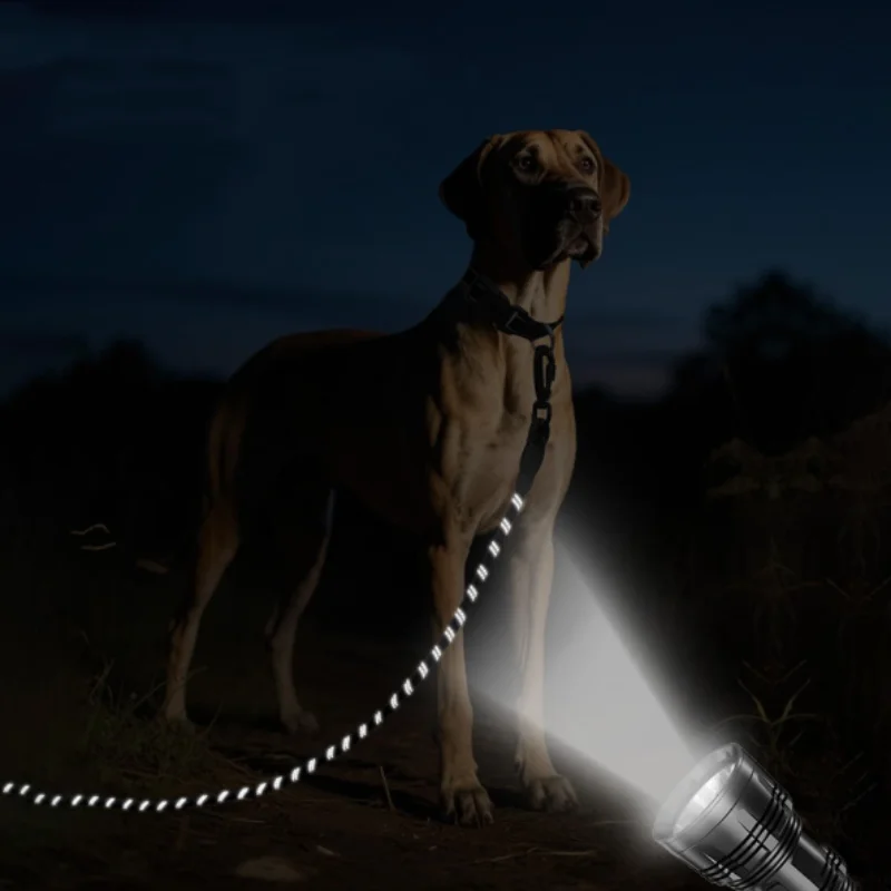 3M/5M/10M/15M/30M Weiche Gepolsterte Reflektierende Lange Hundeleine in Verschiedenen Längen für Kleine bis Große Hunde mit Komfortgriff – Detail 6