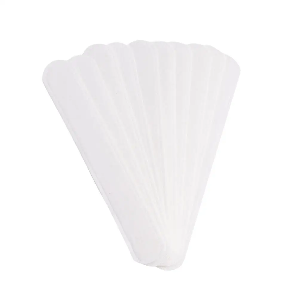 Bandes de protection contre la sueur pour chapeau, casquette de protection de doublure, taille de bande, casquettes Beverer, économiseur de chapeaux pour l'été, blanc et noir, E2R3, 10 pièces par sac