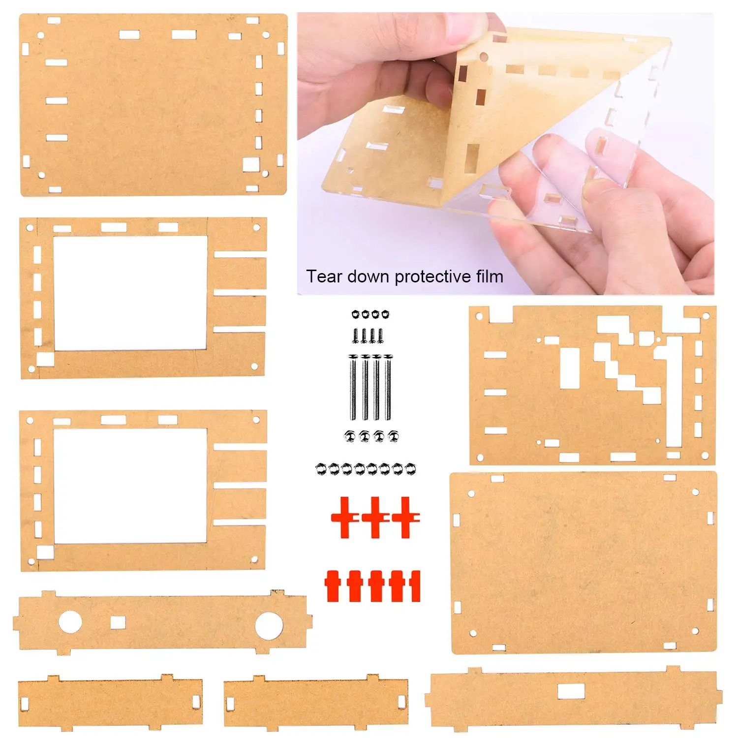 DSO 138 Welded DIY Oscilloscope KitHandheld Pocket Electronic Learning Set 2.4\