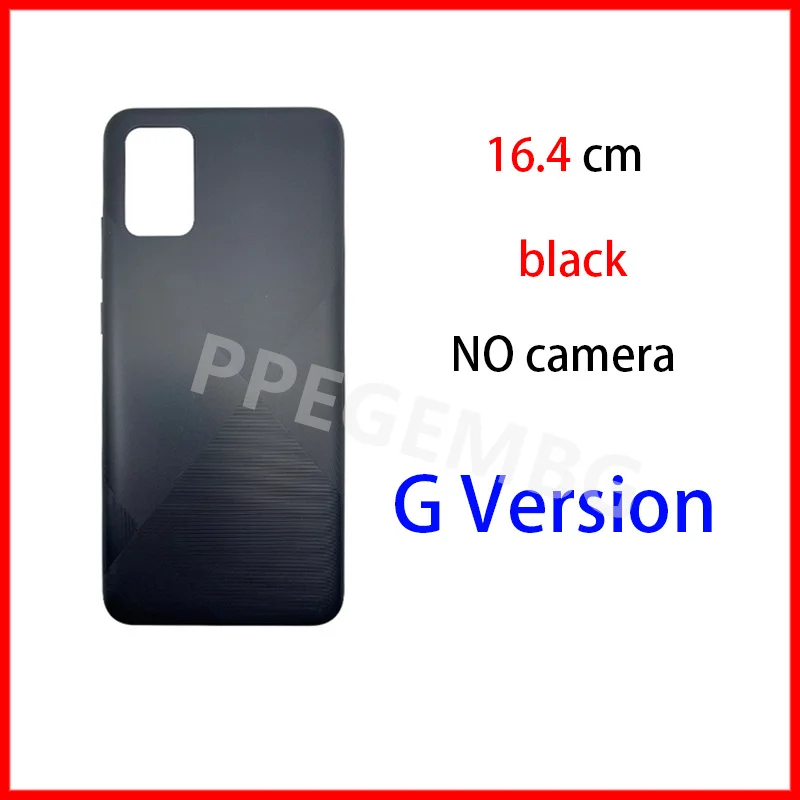 Nieuw Voor Samsung Galaxy A 02S A025 Batterij Backcover Case Achterdeur Behuizing Chassis Deksel Camera Lens Frame Glazen Onderdelen Vervanging