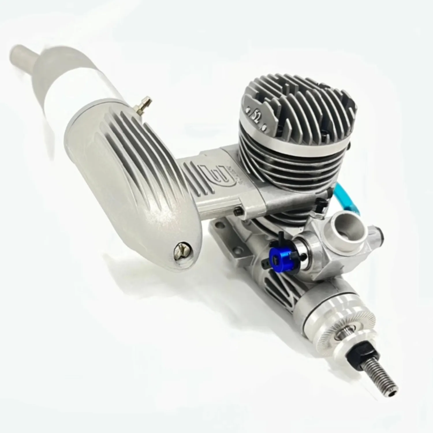 52 Class Aircraft Model Methanol Engine Model  8.47CC E52 Metal Two-stroke Fixed-wing Engine RC Aircraft Model Engine Toy