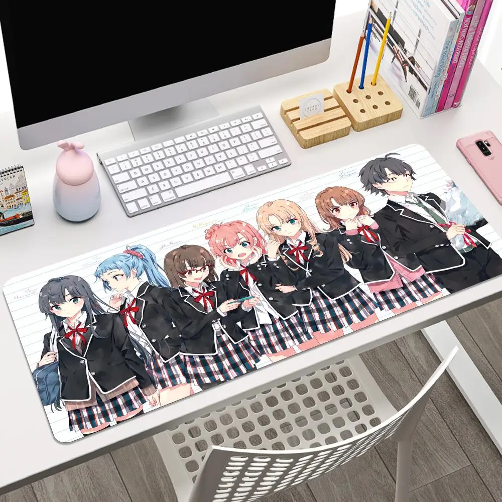 Anime My Youth Romantic Comedy Is Wrong As I Expected Yuigahama Yui Mousepad Large Gaming Mouse Pad LockEdge Thickened Computer