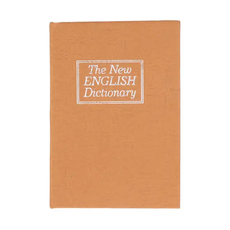 Mini Safe Box Simulation Book Security Money Jewelry Box with Lock Keys for Home Office storing money, , jewelry Mirrior Miror