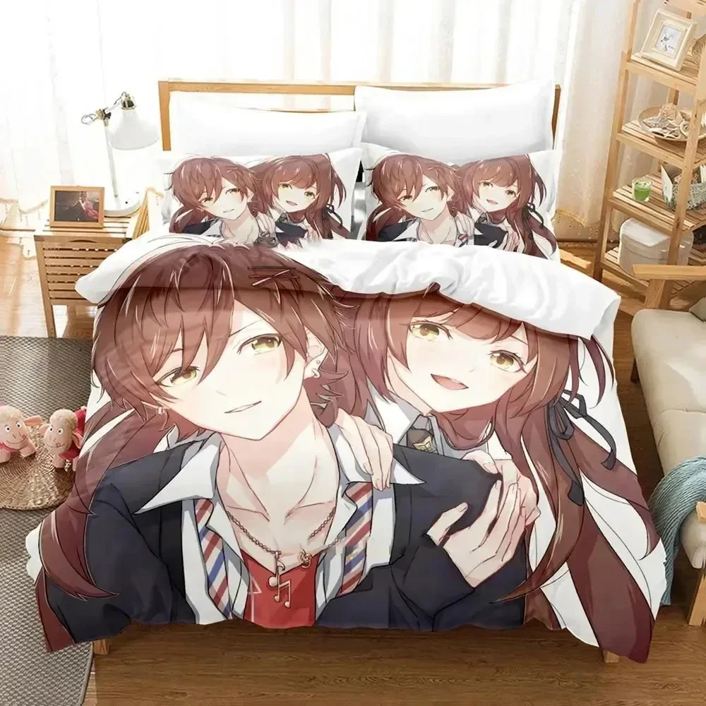 3D Print Anime Game Collar X Malice Bedding Set Duvet Cover Bed Set Quilt Cover Pillowcase Comforter king Queen Size Boys Adult