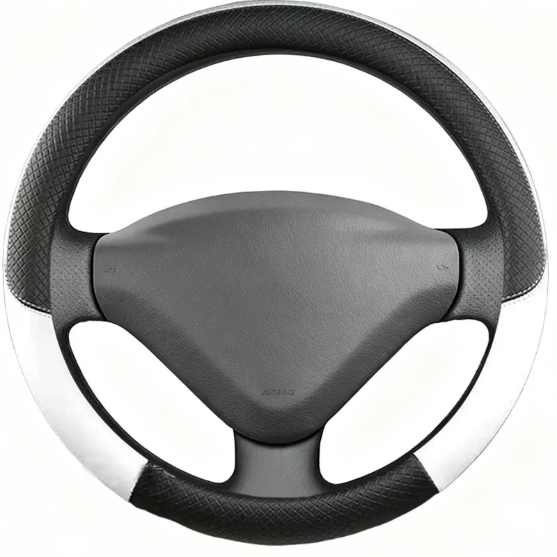 Car Steering Wheel Cover For Peugeot 207 Fiat Scudo Expert 2006-2016 Partner 2009-2018 Leather Steering Wrap