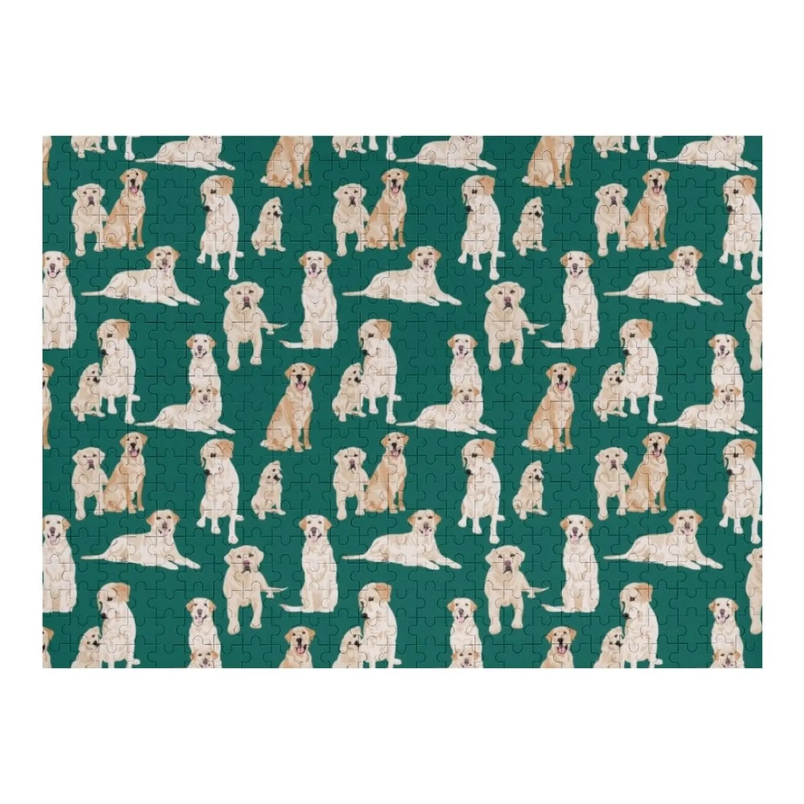 Jiallo Lab Green Jigsaw Puzzle Oggetto personalizzato per bambini Giocattoli innovativi per bambini 2022 Puzzle con immagini