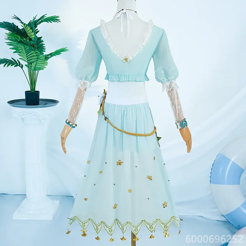 Identity V Demi Bourbon Barmaid Косплей Костюм Женщина Ролевая игра Comic Con Платье Хэллоуин Вечерние наряды Аниме Реквизит Полный комплект @ 0Z *