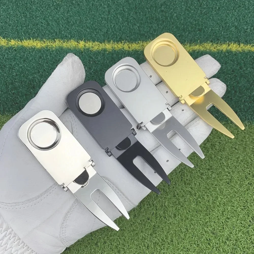 Golf Stand Green Fork Cigar Ball Fork Making Gift Box Set Cigar Holder Hat Clip Golf Accessories Golf Training Aids