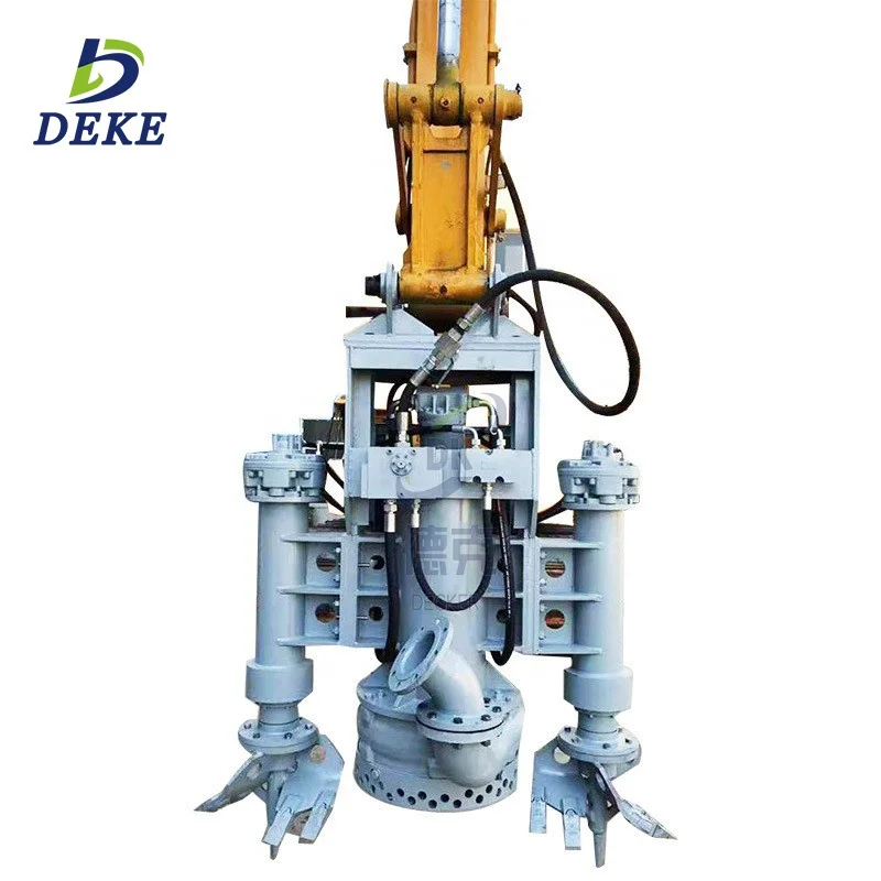 

Excavating machinery mining dredger sand large hydraulic capacity dragflow pump high efficiency submersible slurry pump