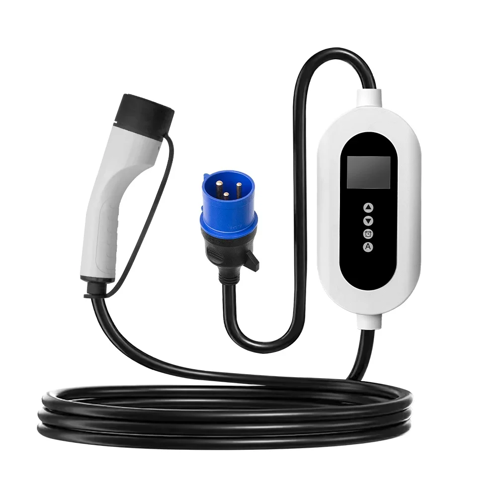 

Portable EV Charger 7kW Type 2 32A Fast Charging Station for Electric Vehicles with Carry Bag