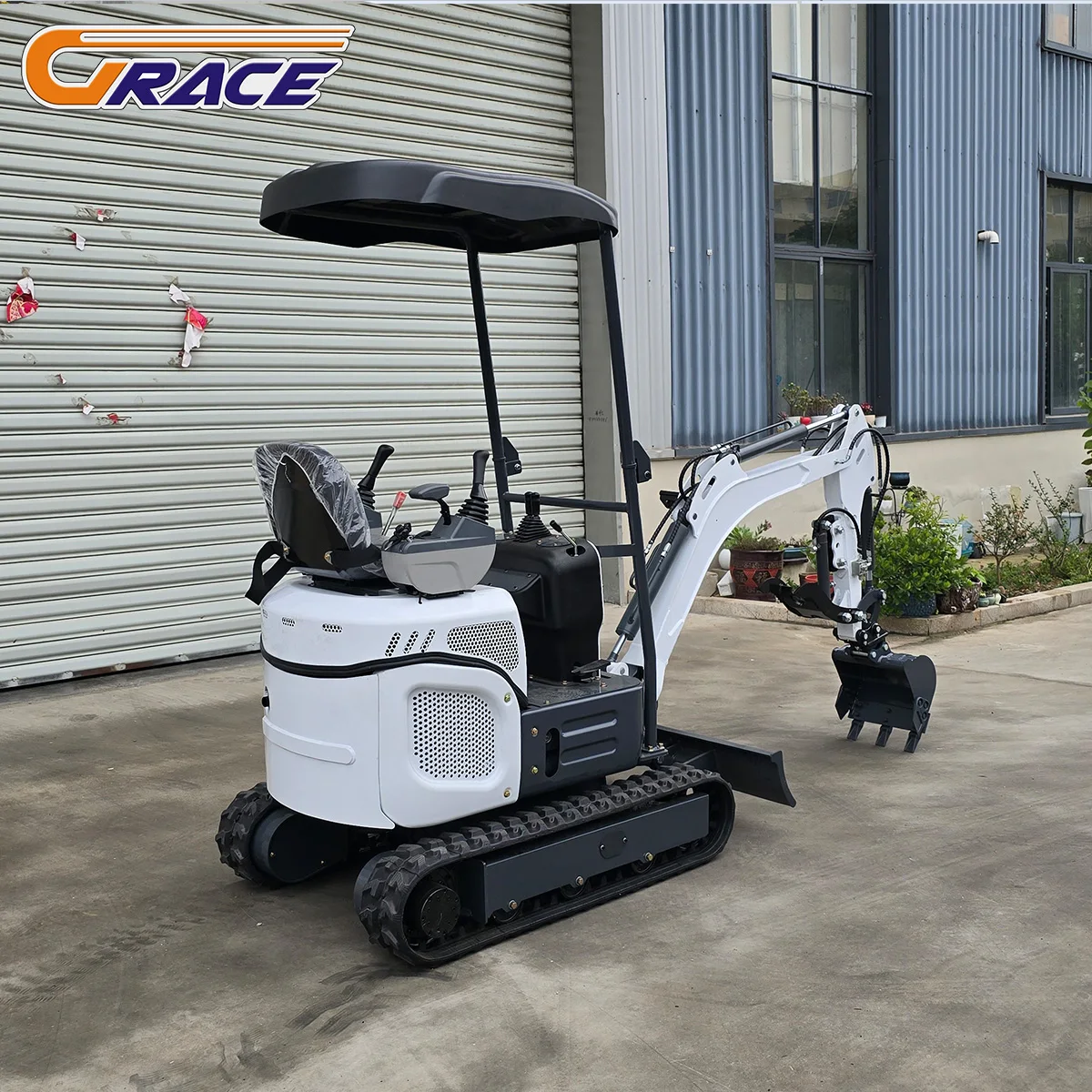 Escavatore cingolato Euro 5 con escavatore compatto da 2,8 tonnellate Kubota per strada e edifici