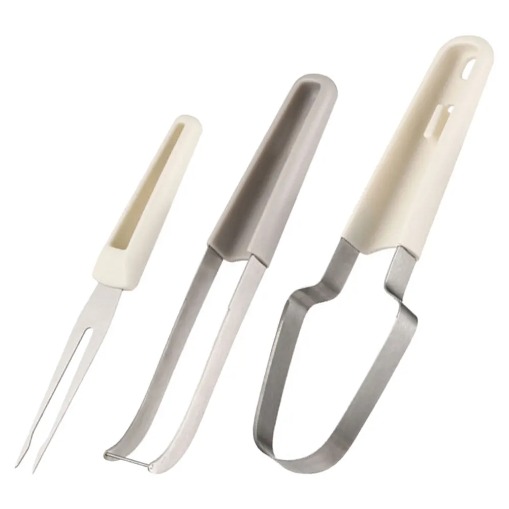 

1 Set Watermelon Slicer 3-In-1 Stainless Steel Fruit Vegetable Cutter Multi-Functional Kitchen Gadgets Household Melon Cutter
