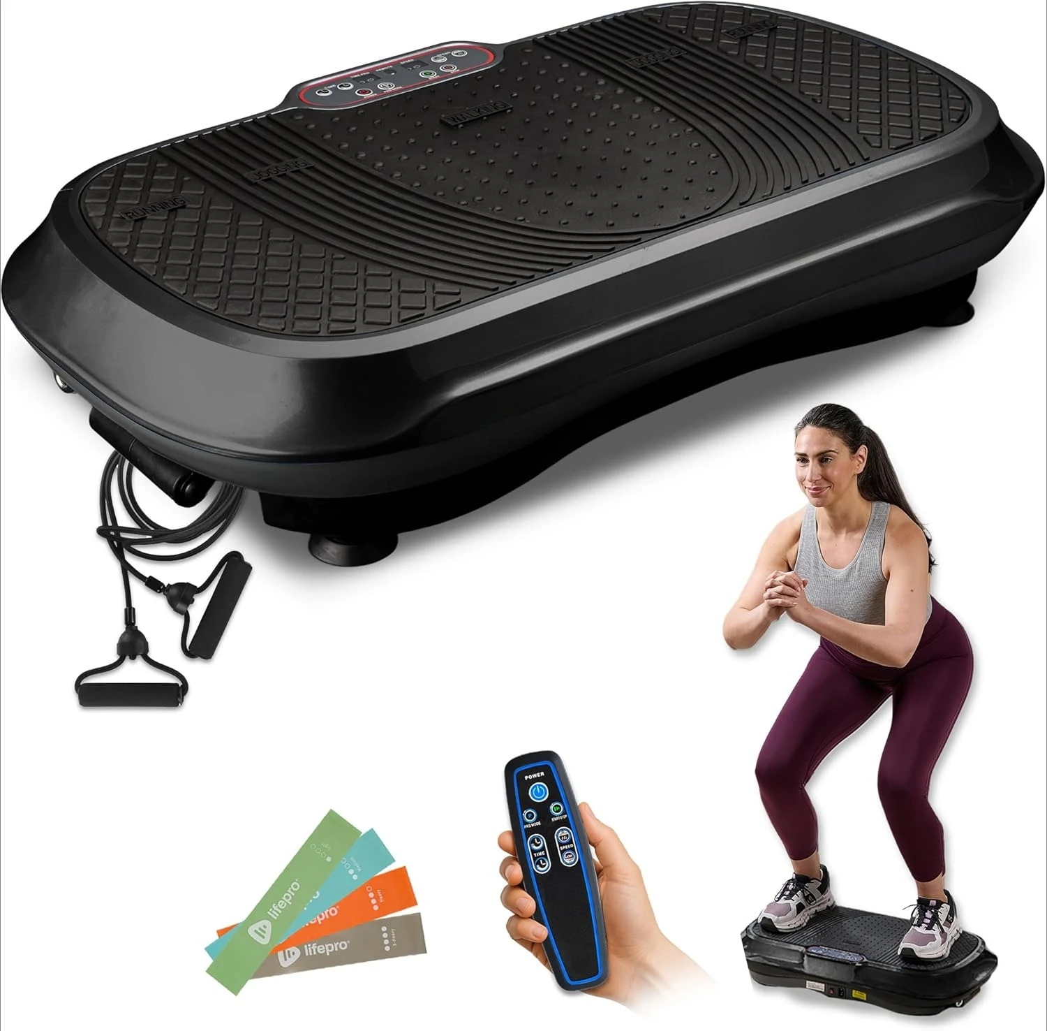 Vibration Plate Exercise Machine – High-Intensity Vibration for Muscle Activation, Full-Body Workout Vibrating Platform