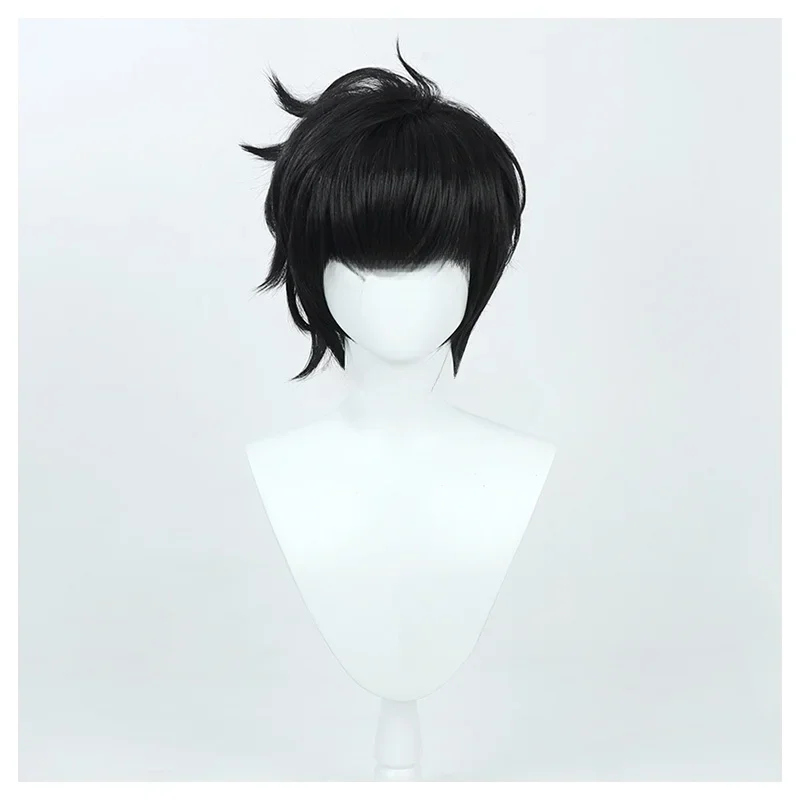 

Leveling Sung Jinwoo Cosplay Wig Anime Solo Costume Wig Sung Jinwoo Cosplay Short Black Wig role playing Sung Jinwoo