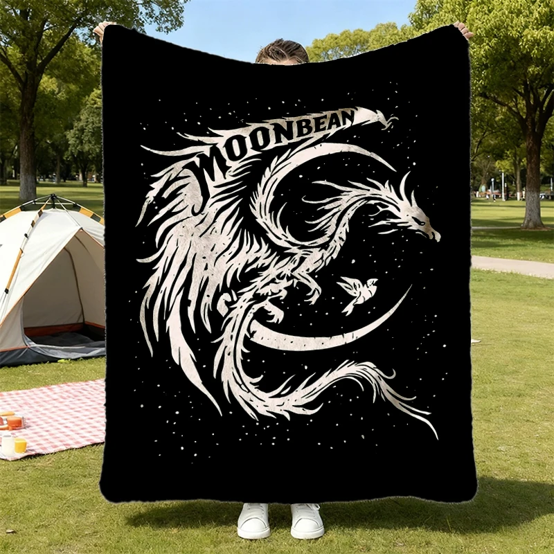 When The Moon Hatched Comfy Blanket, Bookish Colors Flannel Blanket, Kaan Vaegor Dragon Flannel Throw, Romantasy Book Me