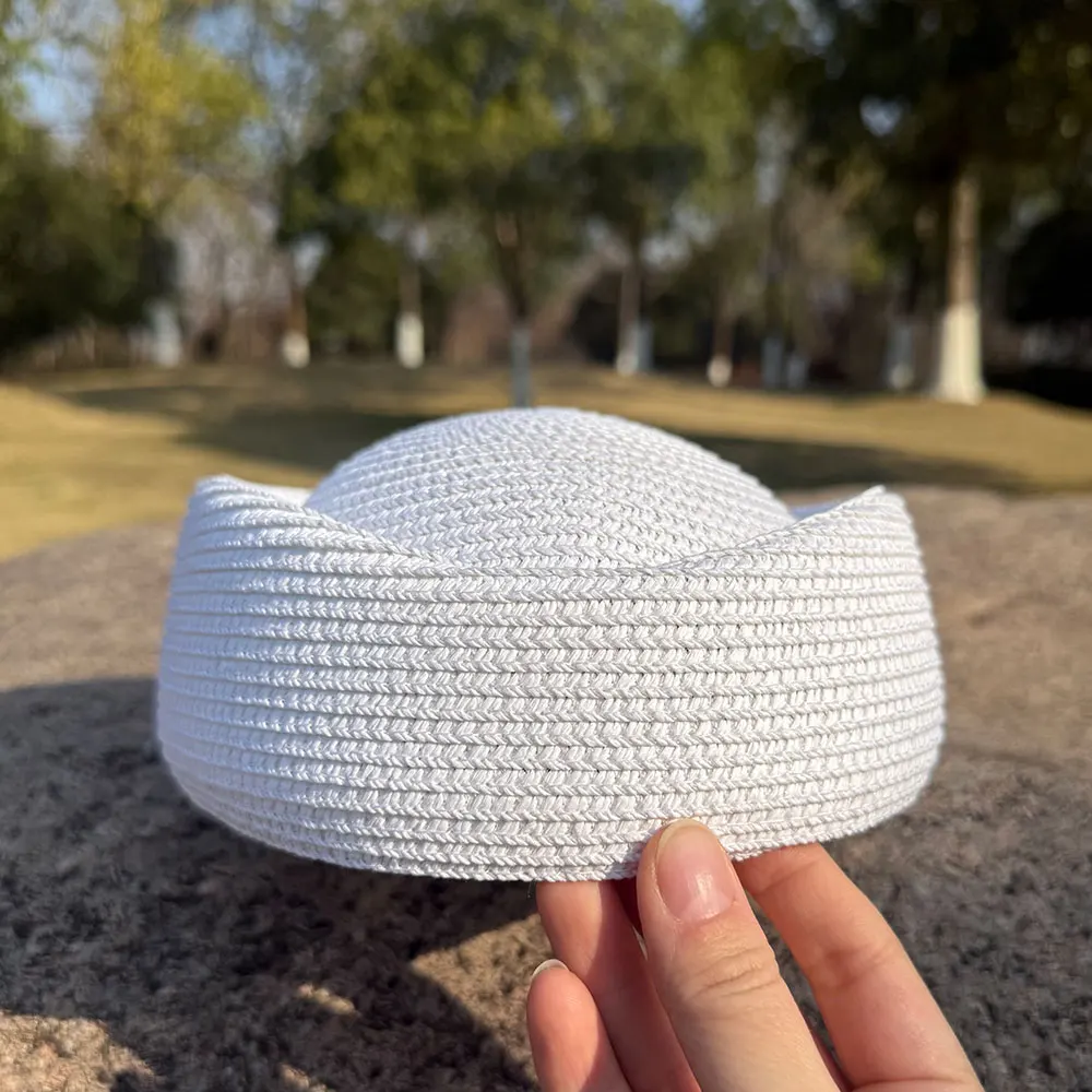 New Women Summer Straw Pillbox Hats For Wedding Party Cocktail Untrimmed Blocked Millinery Making Fashion Berets Beach Visor Hat