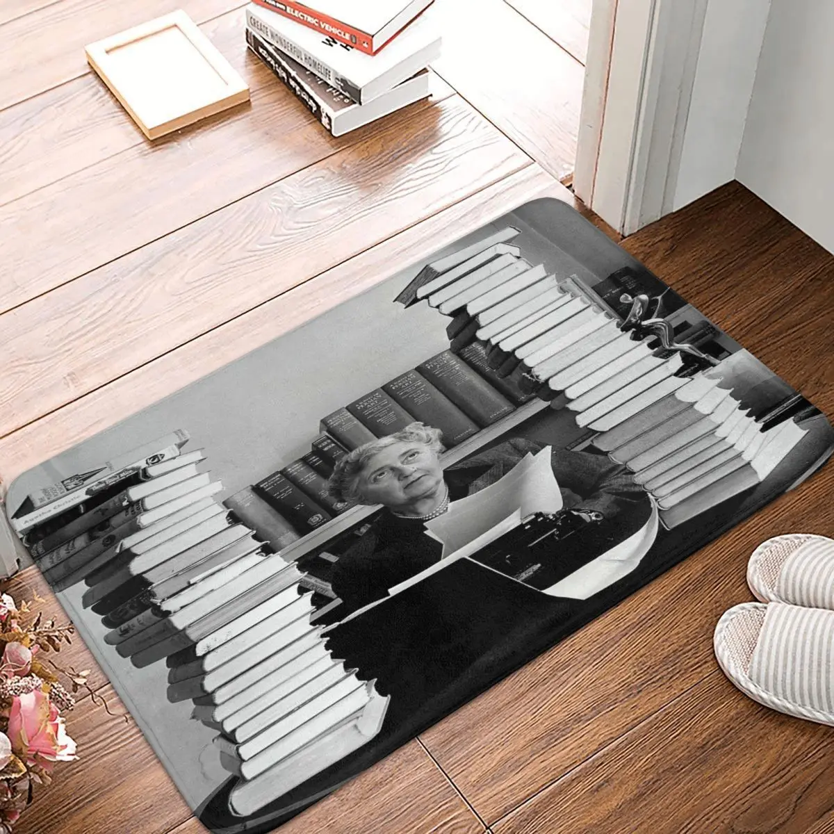 Agatha Christie Bedspread In The Bedroom 40x60cm Carpet Polyester Floor Mats Trendy Living Room Indoor