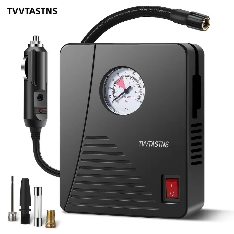 Car Air Pump, Portable Air Pump, Emergency Car Tire Inflator, Electric Car Air Pump