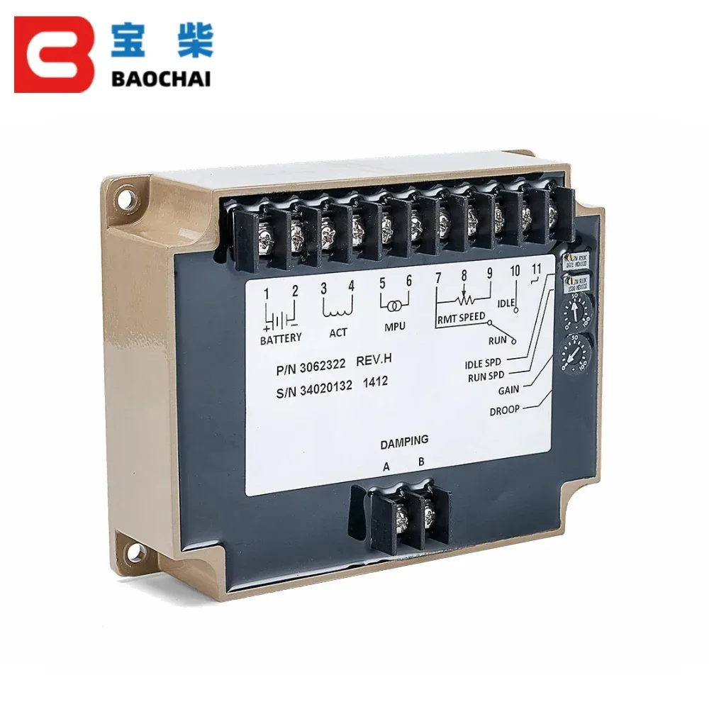 Generator Speed Controller 3062322 Speed Stabilizer Electric Govornor Diesel Engine Control Circuit Board Module Genset Part