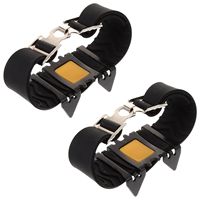 Adjustable 4 Teeth Spike Ice Cleats for Shoes Boots Non Slip Anti Slip Snow Grippers Crampons Shoe Covers Outdoor