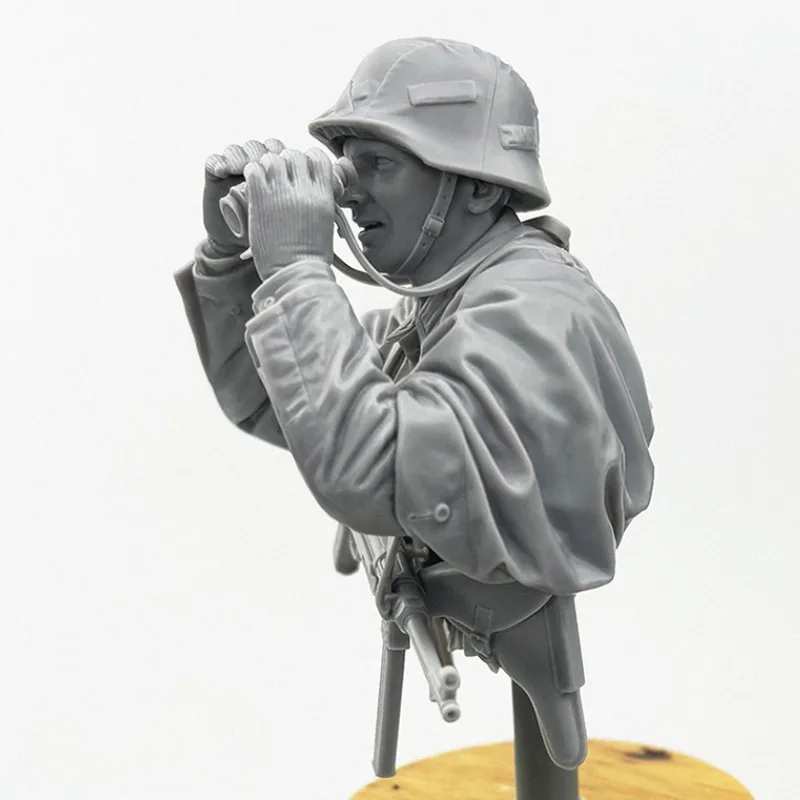 1/10 Scale Resin Model Bust Assembly Kit Field Commander History Miniature Garage Kit Unassembled and Unpainted DIY Toys