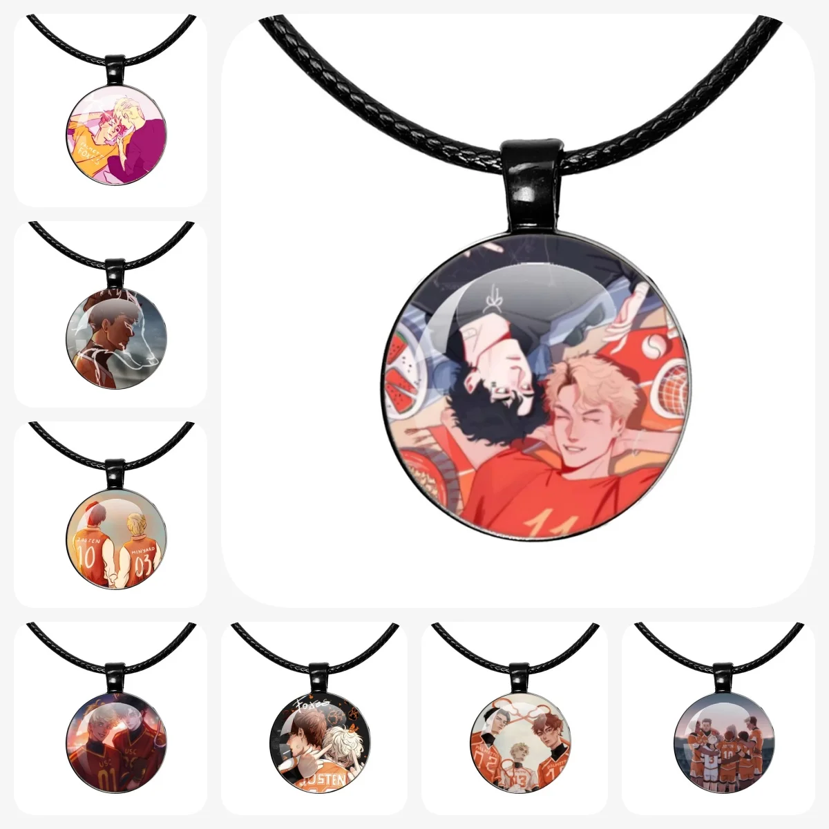 The Foxhole Court Foxes Palmetto State,Because You Don Know How To Die Black Leather Rope Pendant Necklace Charm Jewelry Gift