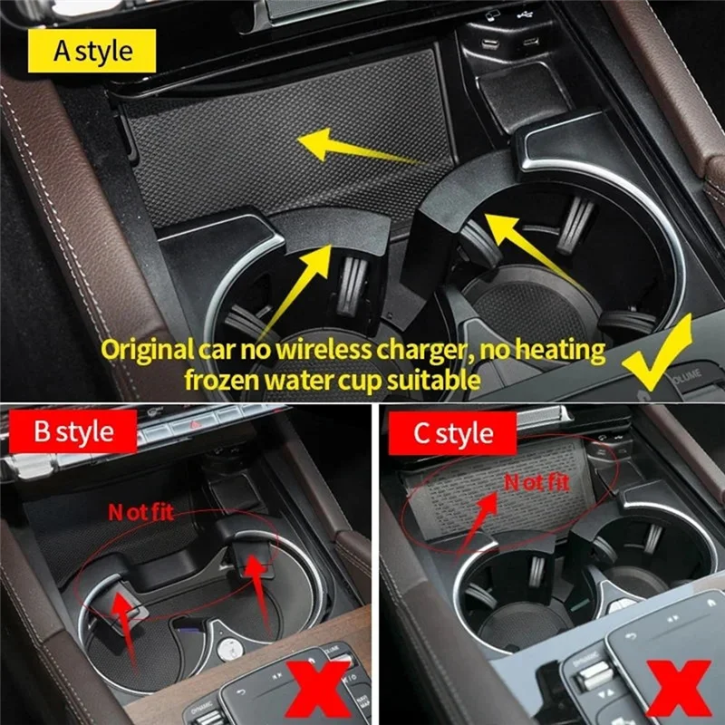 

AR-Car Wireless Charger Charging Pad Panel Phone Holder For Mercedes Benz GLE W167 C67 GLS X167 2020-2023
