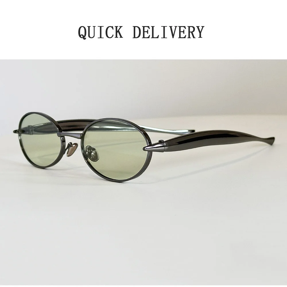 Neue Mode Oval Sonnenbrille Frauen Steampunk Gläser Vintage Sonnenbrille Luxus Dropshipping Lunette Soleil Femme Zonnebrillen Dames – Detail 12