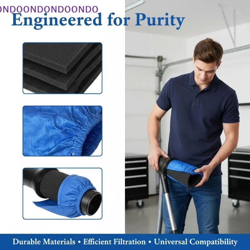 

Вакуумный пенный фильтр для машины для влажной и сухой уборки Einhell VC 1250, комплект из 3 шт. для улучшения эффективности фильтрации